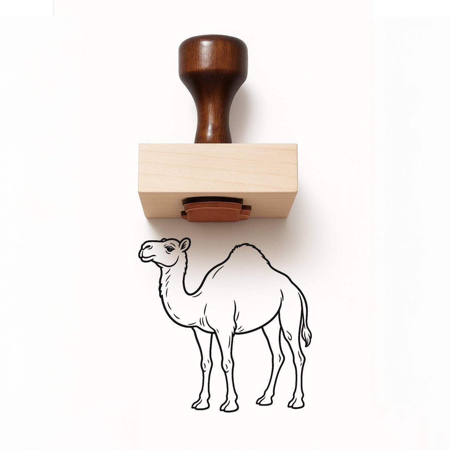 Camel Rubber Stamp