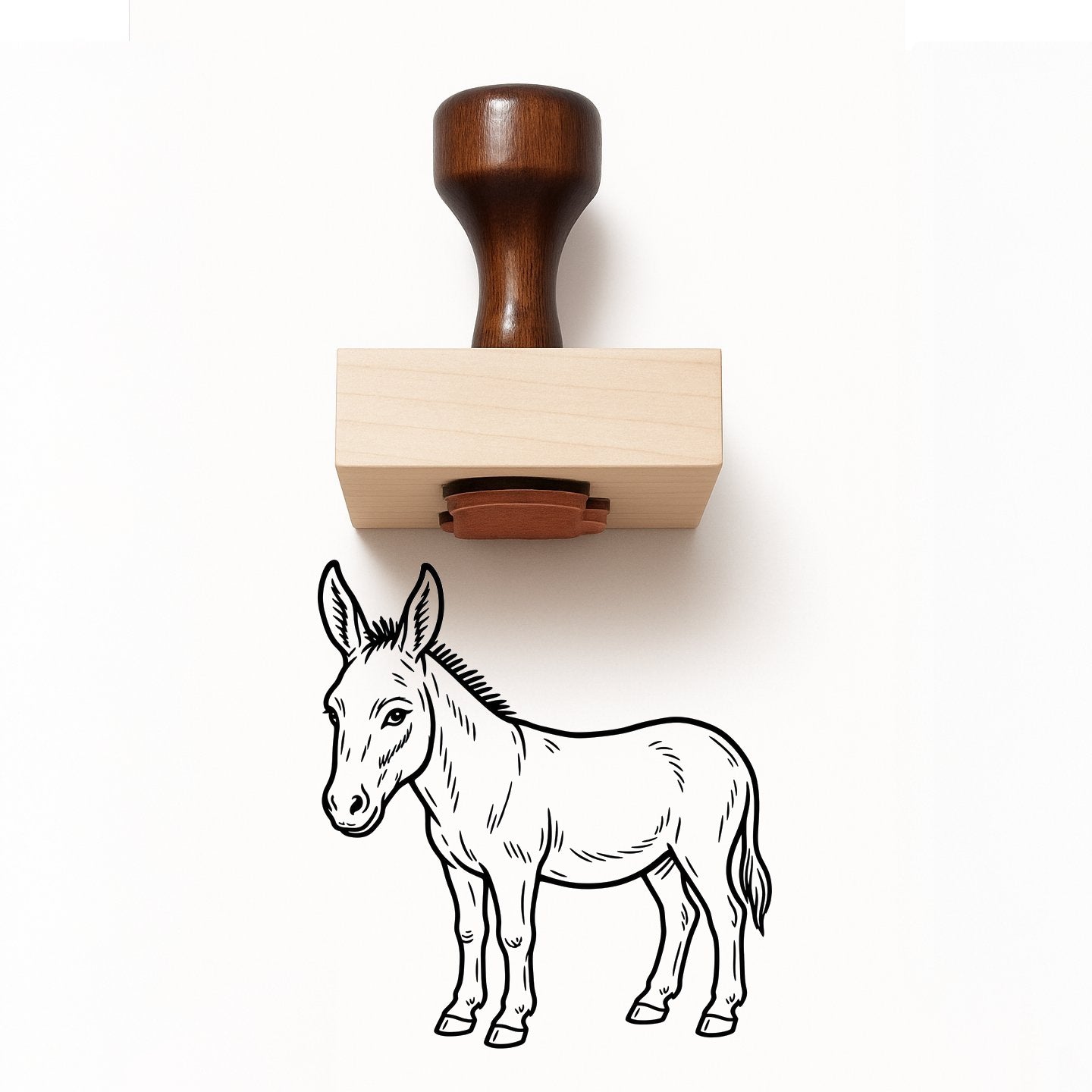 Donkey Rubber Stamp
