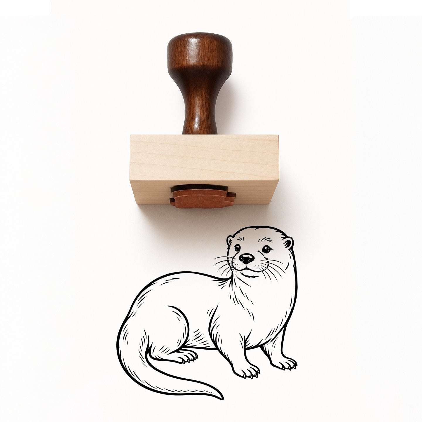 Otter Rubber Stamp