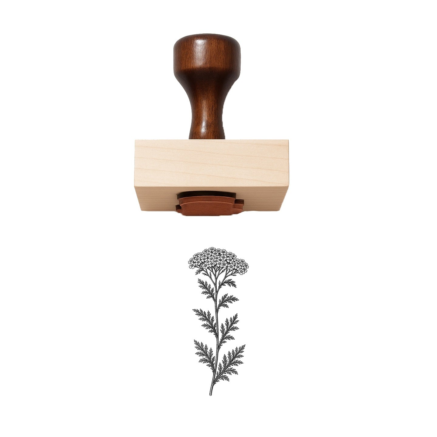 Yarrow Sprig Rubber Stamp