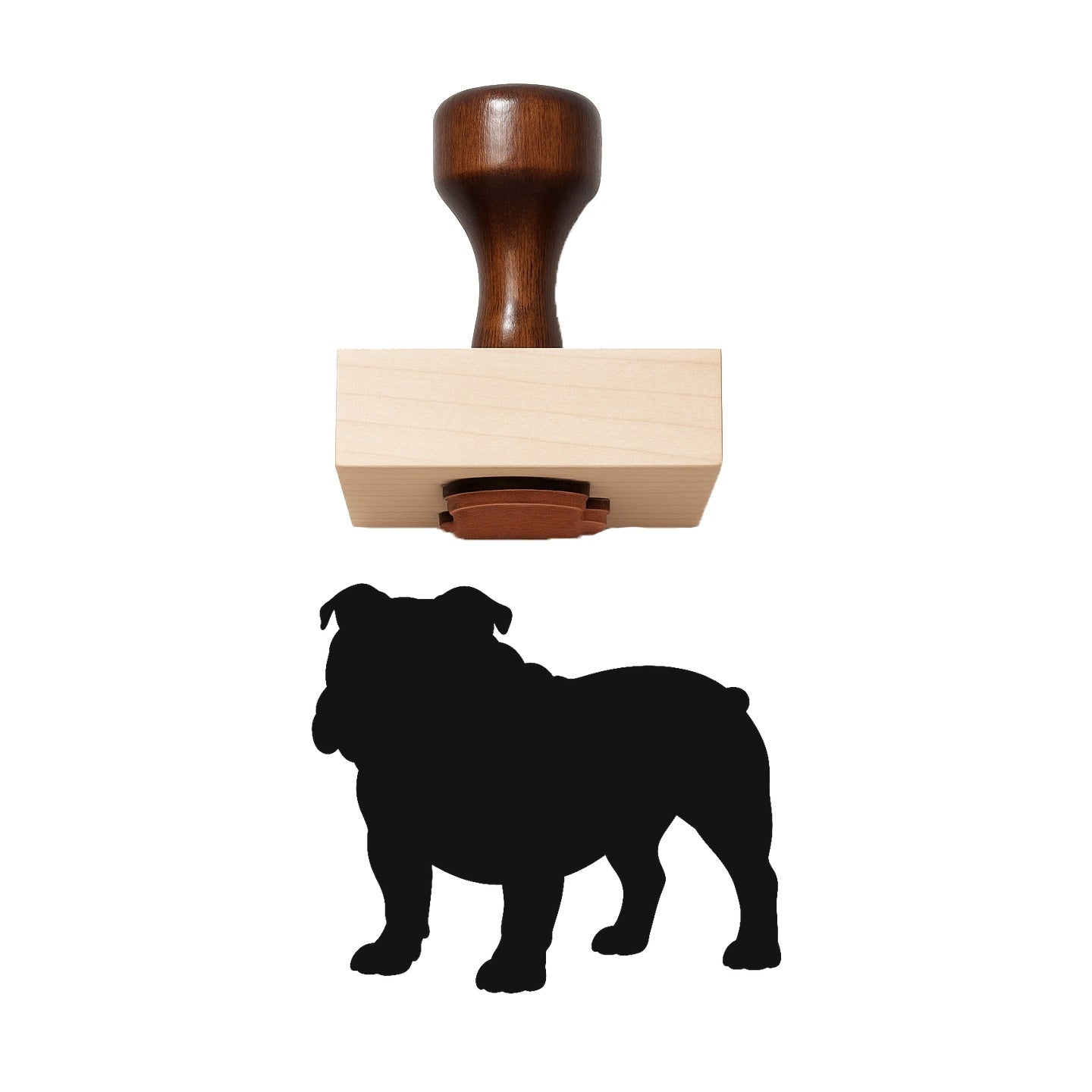 English Bulldog Rubber Stamp