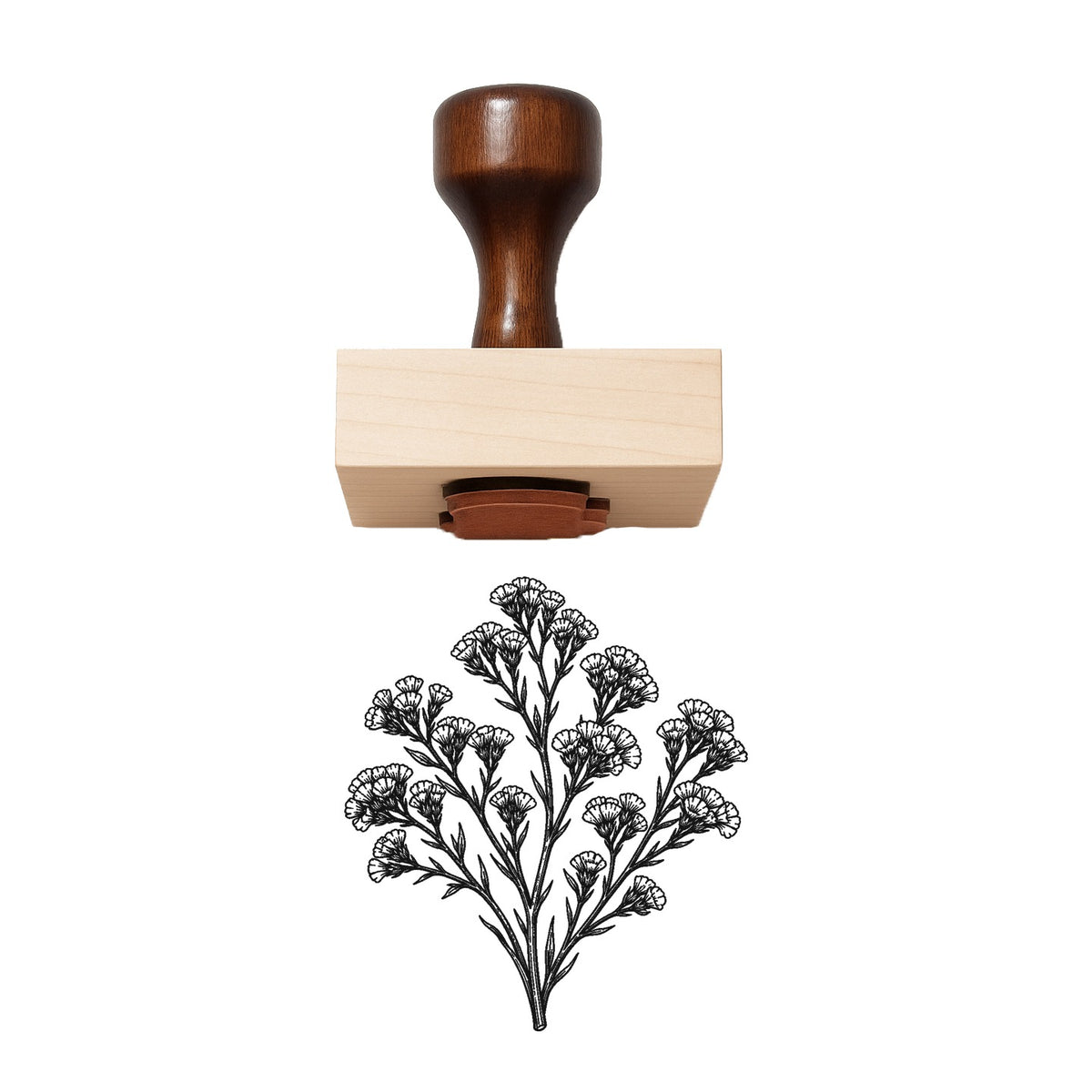 Statice Spray Rubber Stamp