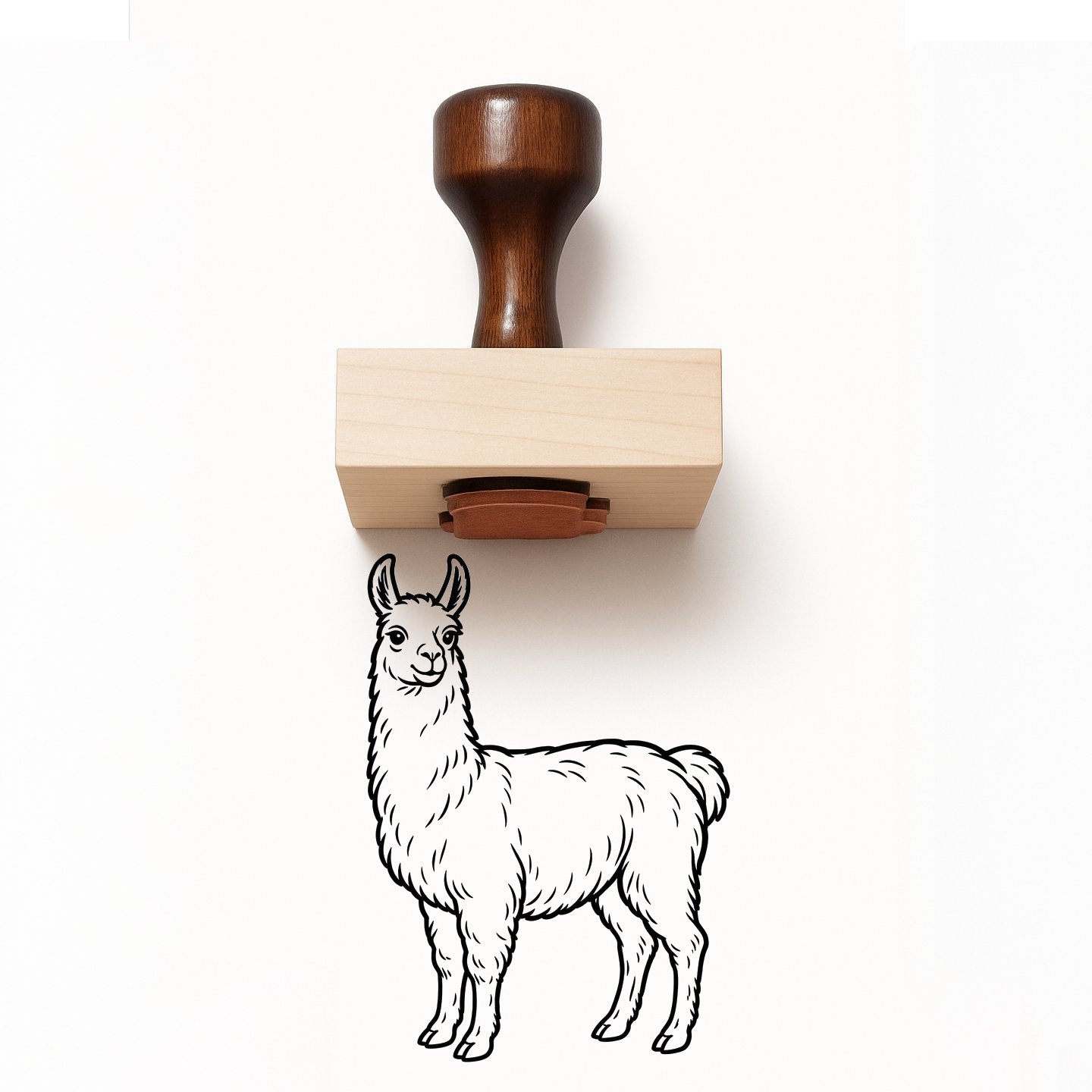 Llama Rubber Stamp