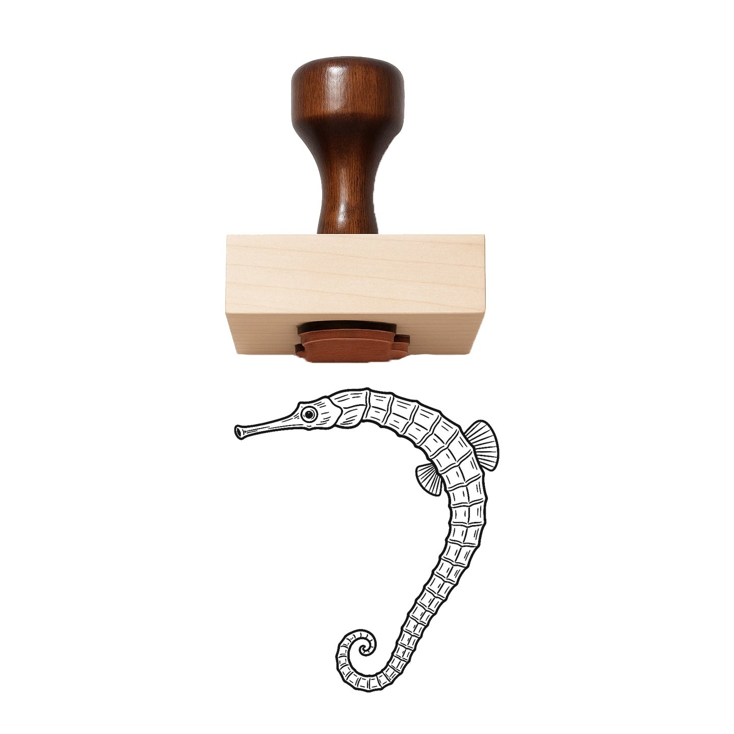 Pipefish Rubber Stamp