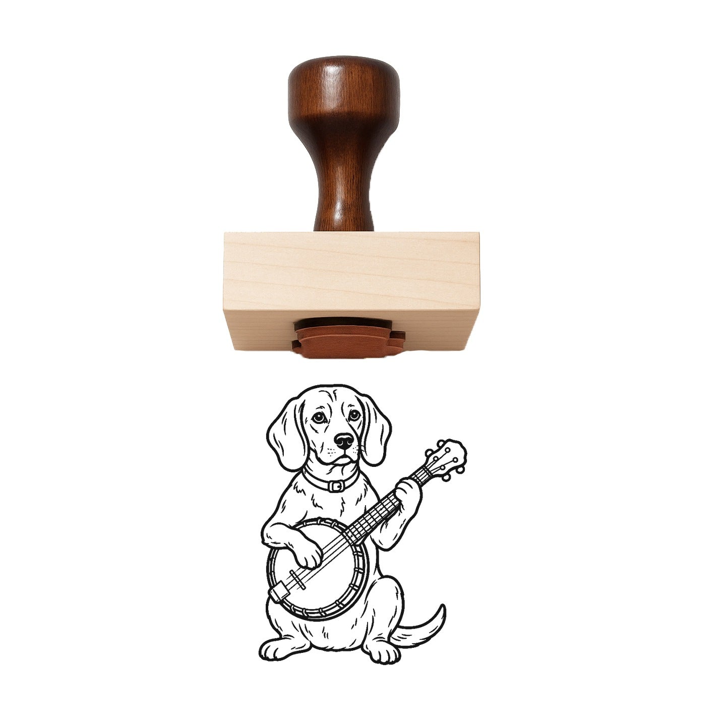 Banjo Rubber Stamp