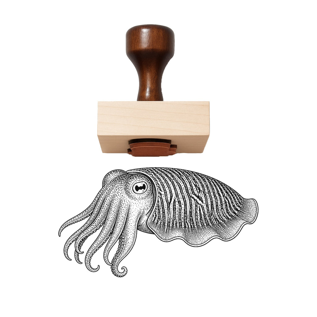 Cuttlefish Rubber Stamp