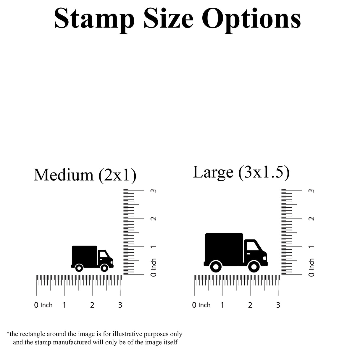 Truck Rubber Stamp