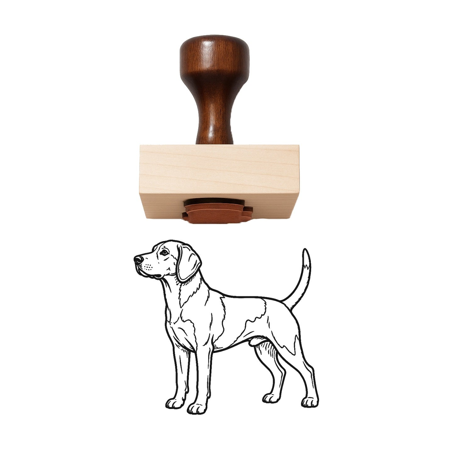 Triangle Rubber Stamp