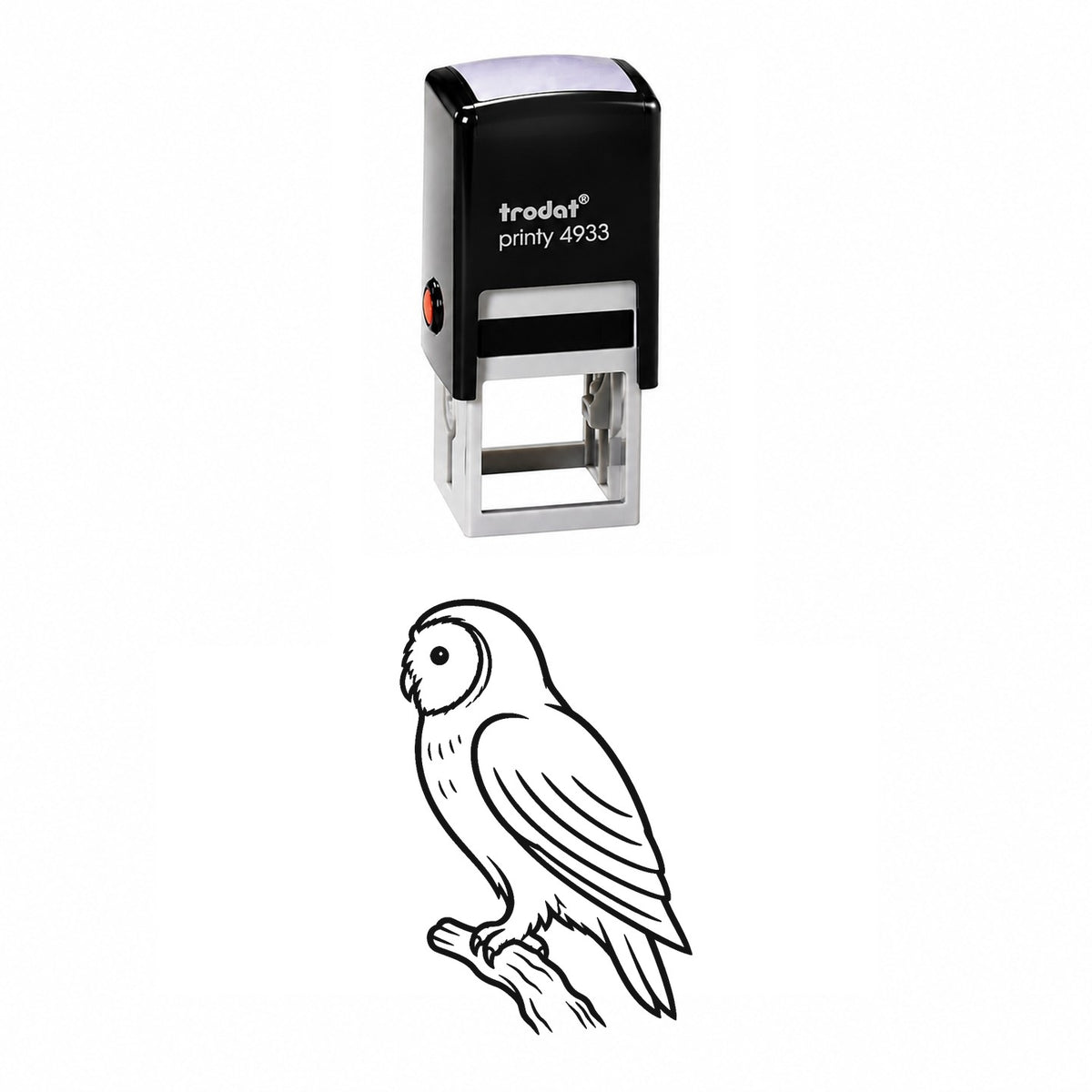 Owl Self-Inking Stamp