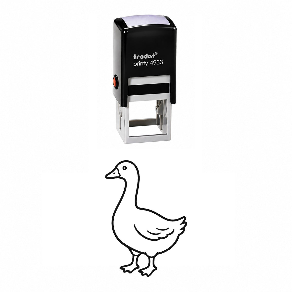 Cute Goose Self-Inking Stamp