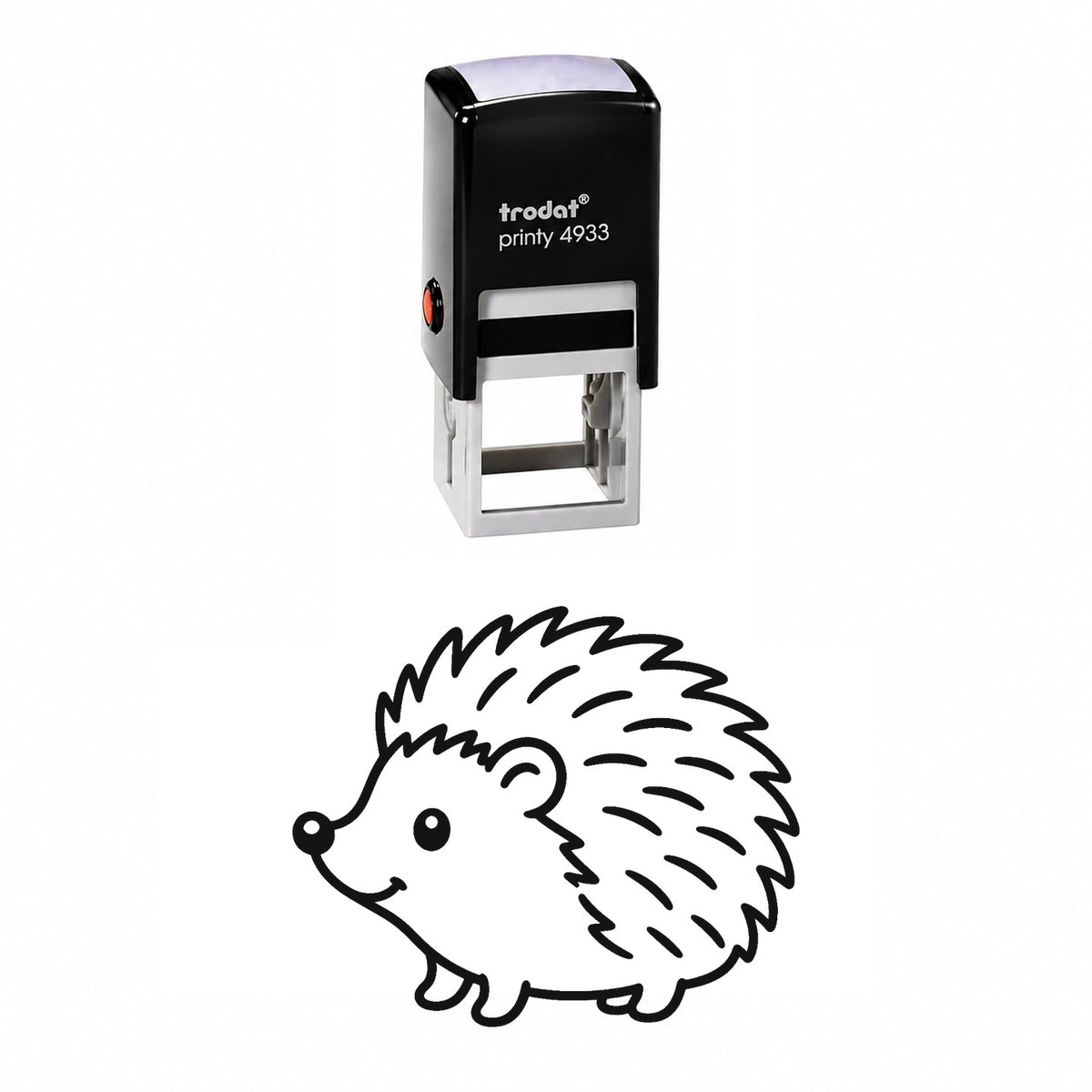 Cute Hedgehog Self-Inking Stamp