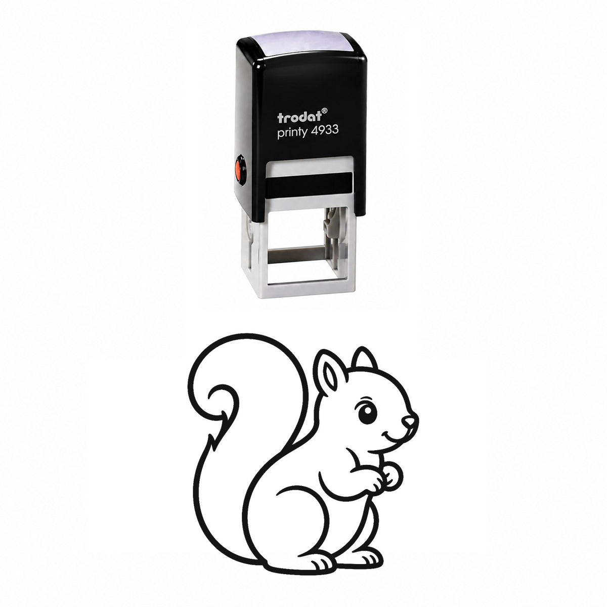 Cute Squirrel Self-Inking Stamp