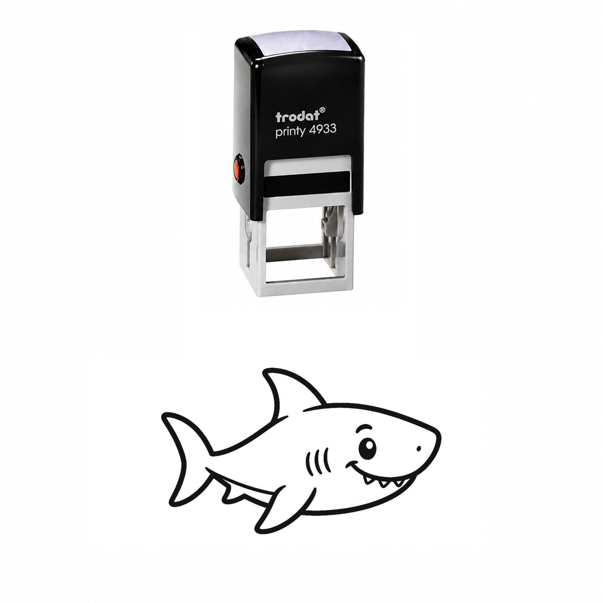 Cute Shark Self-Inking Stamp