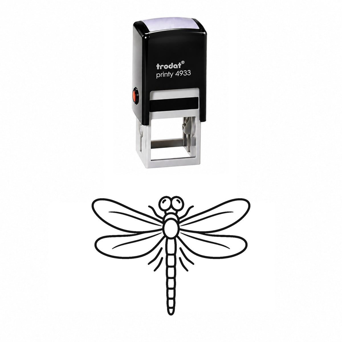 Cute Dragonfly Self-Inking Stamp