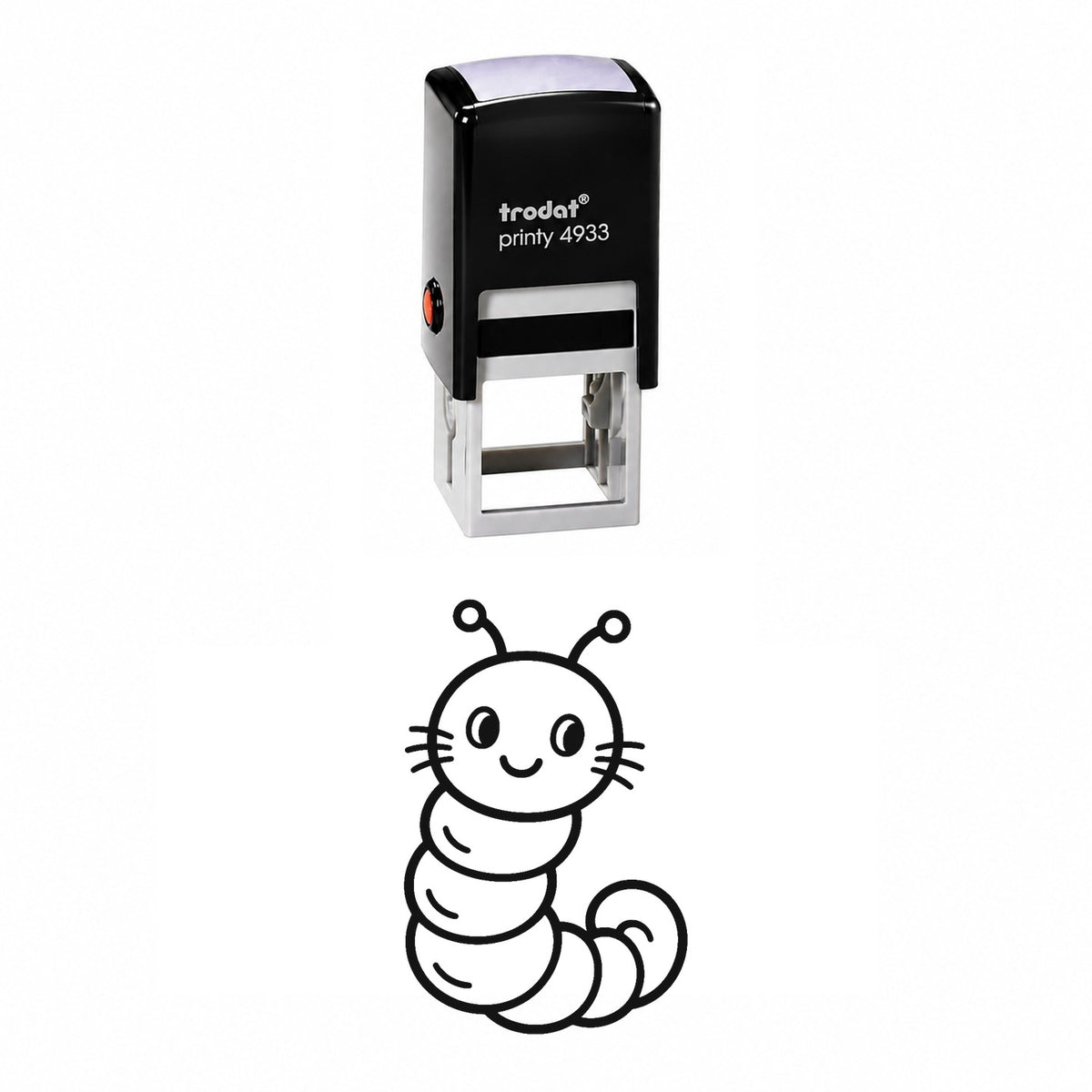 Cute Caterpillar Self-Inking Stamp
