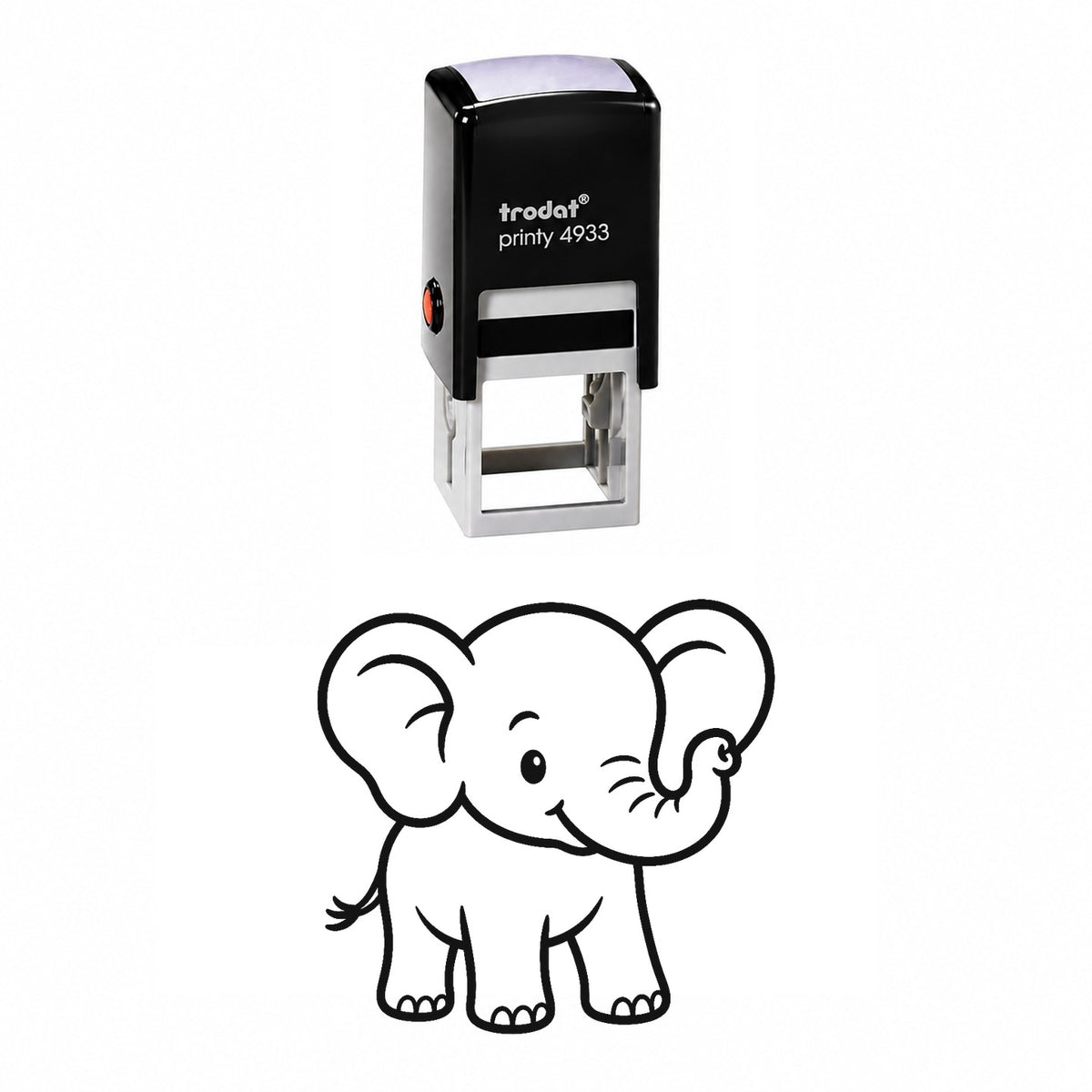 Cute Elephant Self-Inking Stamp
