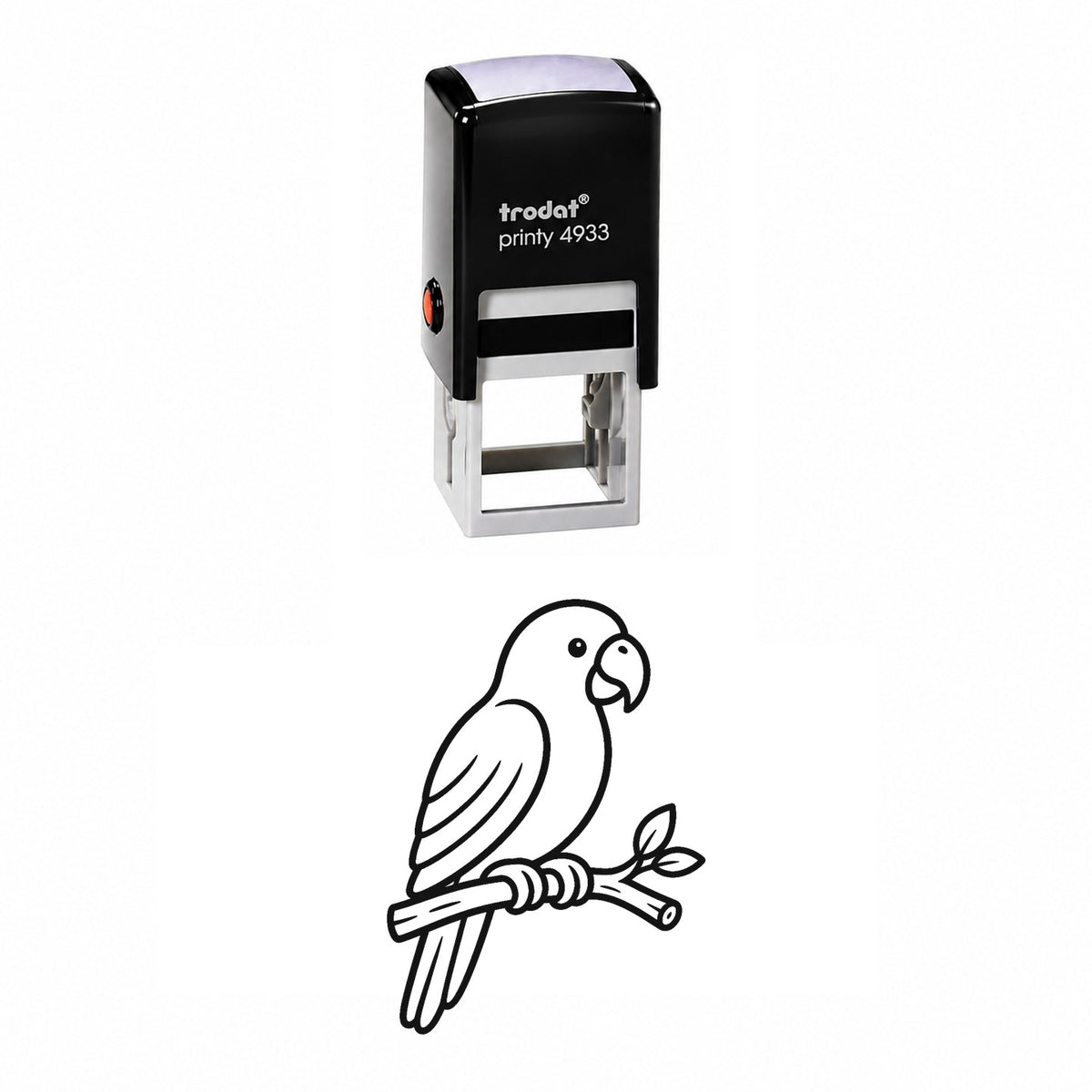Cute Parrot Self-Inking Stamp