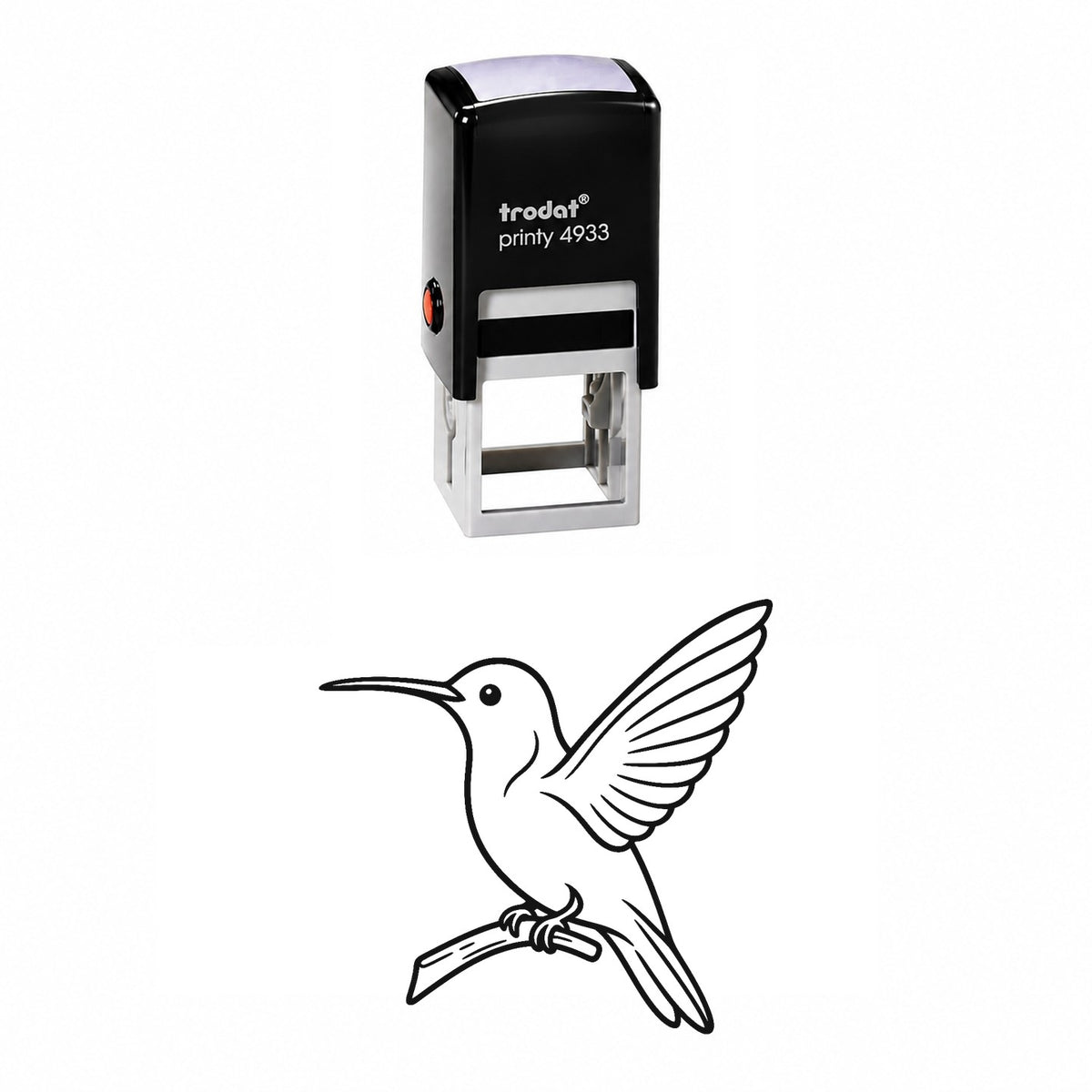 Cute Hummingbird Self-Inking Stamp