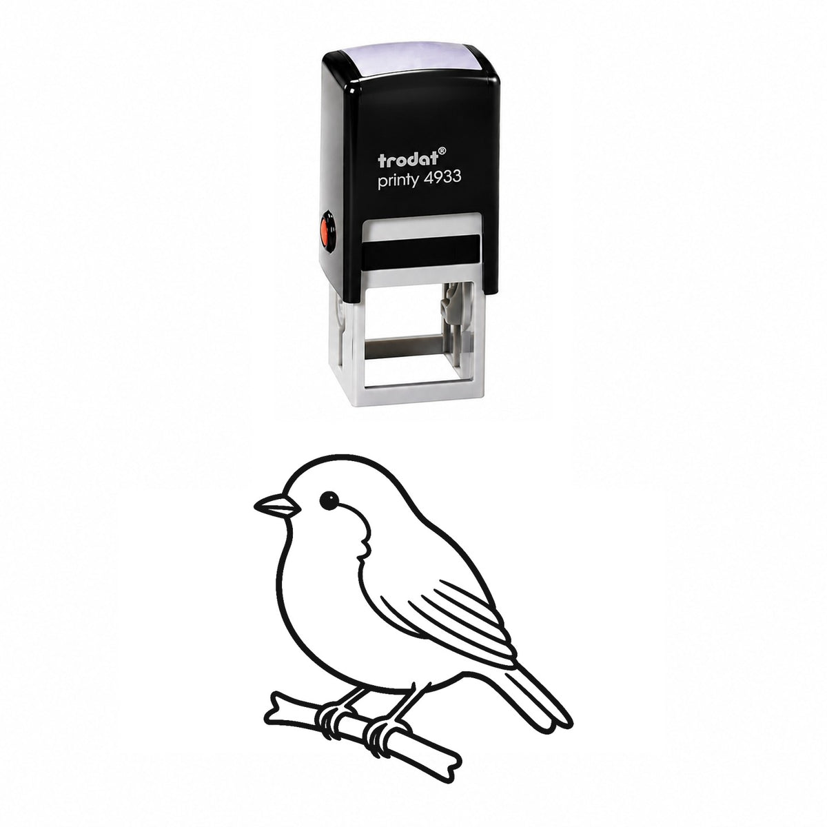 Cute Robin Self-Inking Stamp