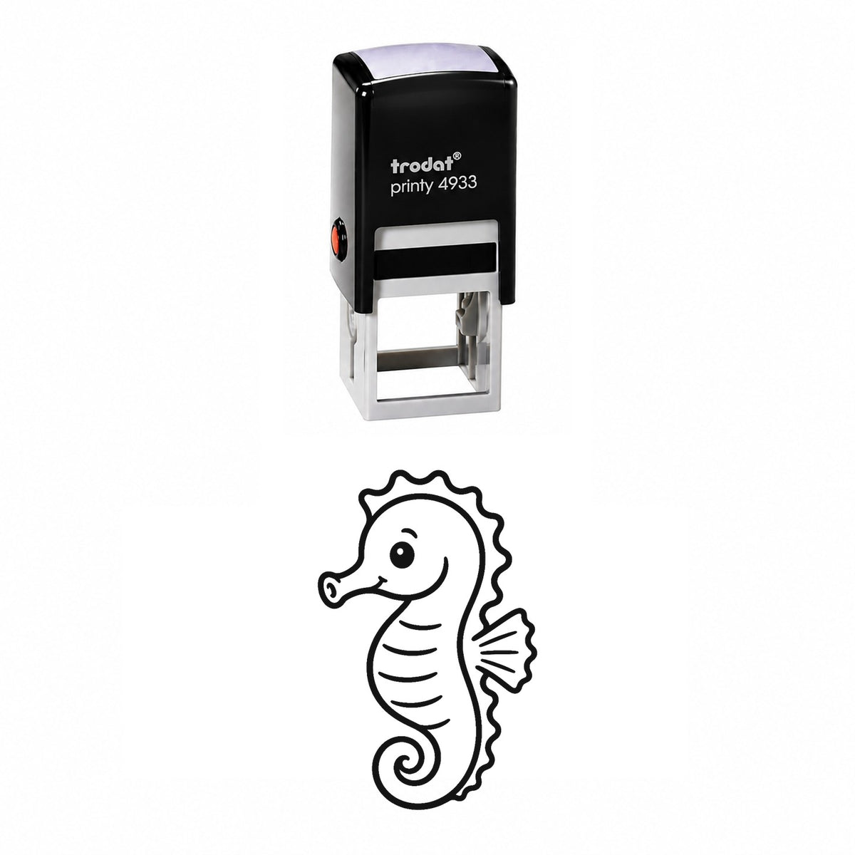 Cute Seahorse Self-Inking Stamp
