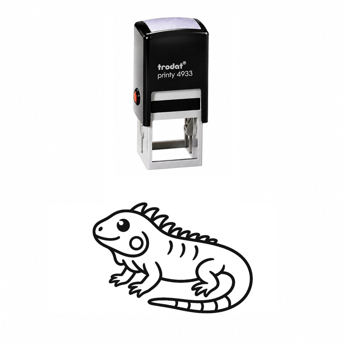 Cute Iguana Self-Inking Stamp