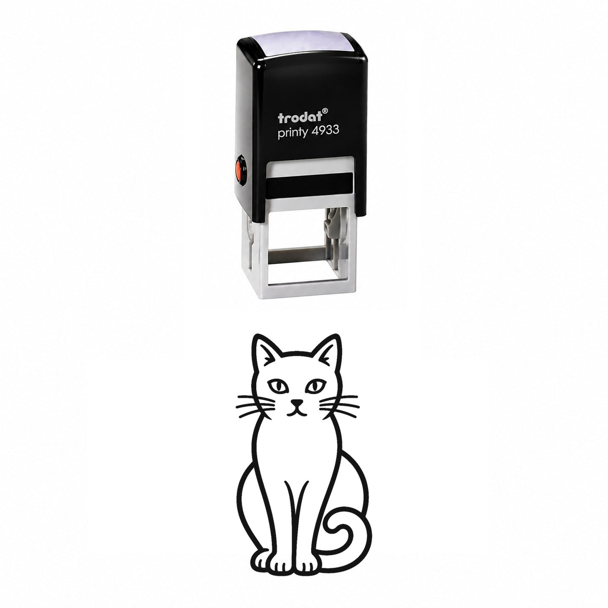 Black Cat Black Cat Self-Inking Stamp