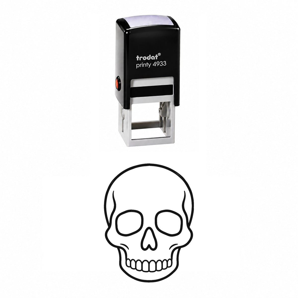 Skull Self-Inking Stamp