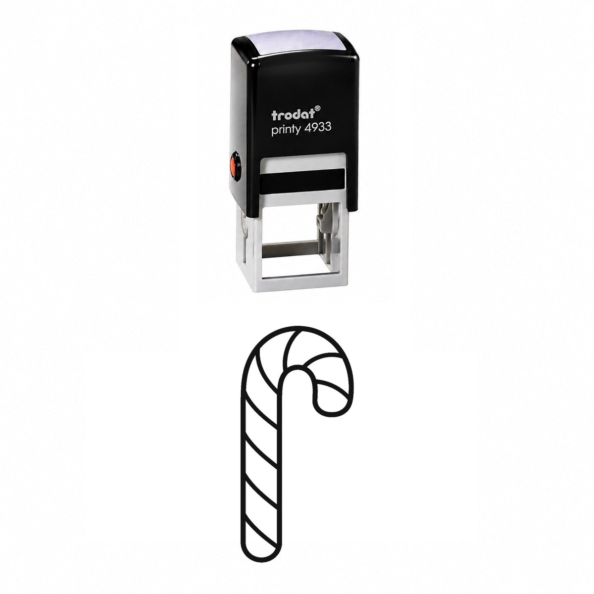 Candy Cane Candy Cane Self-Inking Stamp