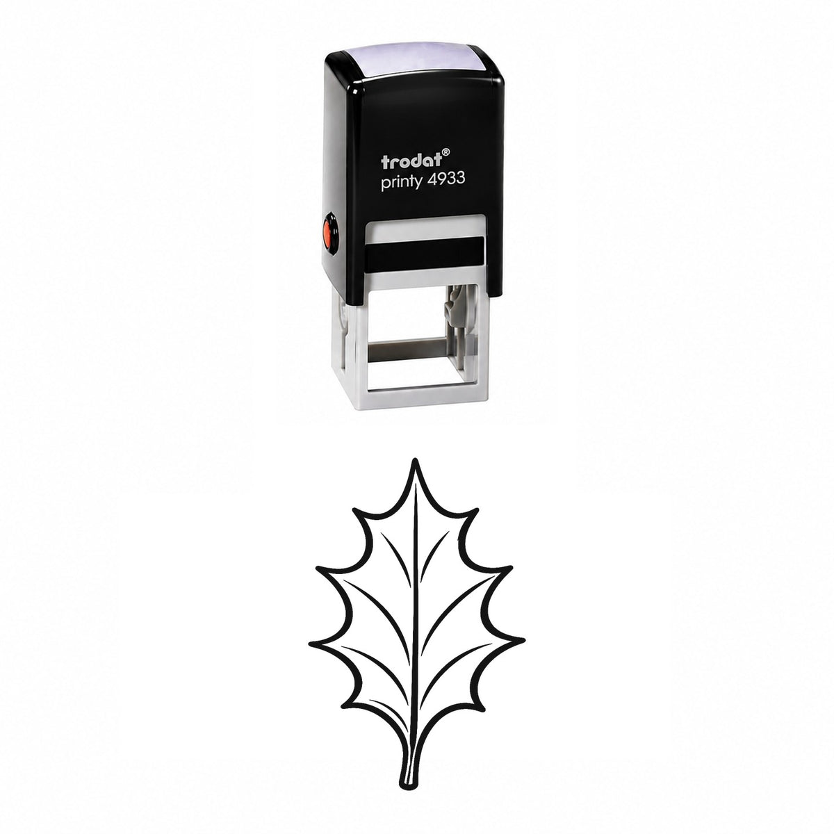 Holly Leaf Holly Leaf Self-Inking Stamp