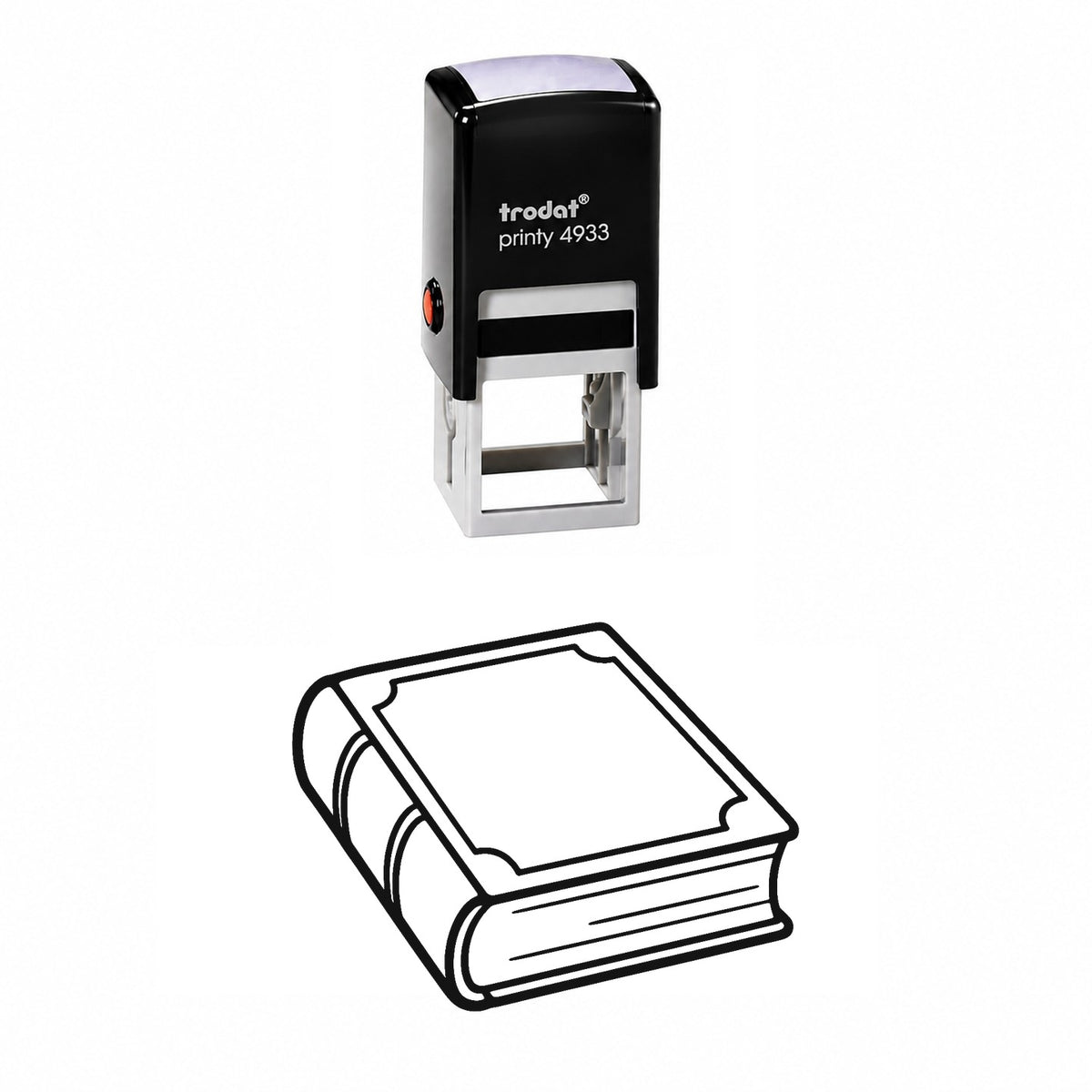 Book Self-Inking Stamp