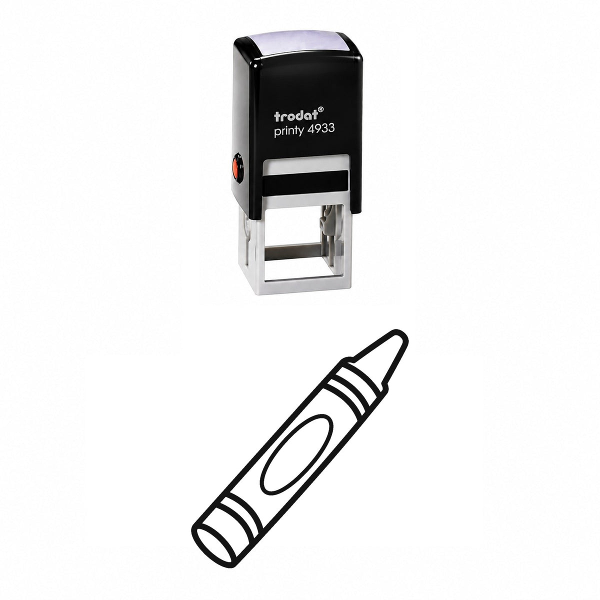 Crayon Self-Inking Stamp