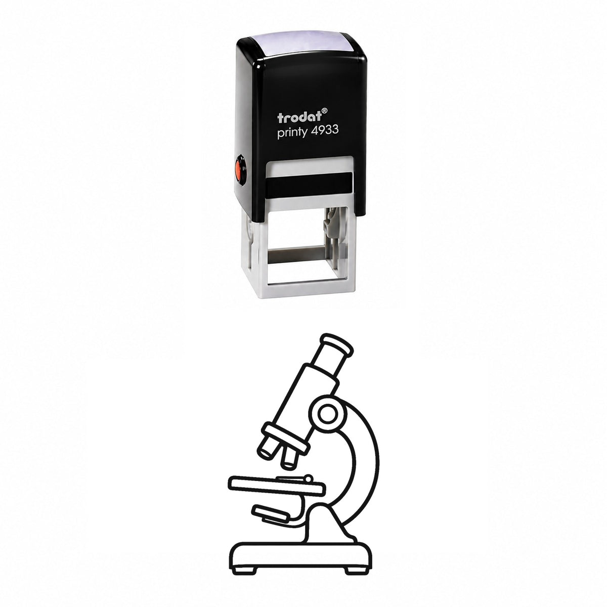 Microscope Self-Inking Stamp