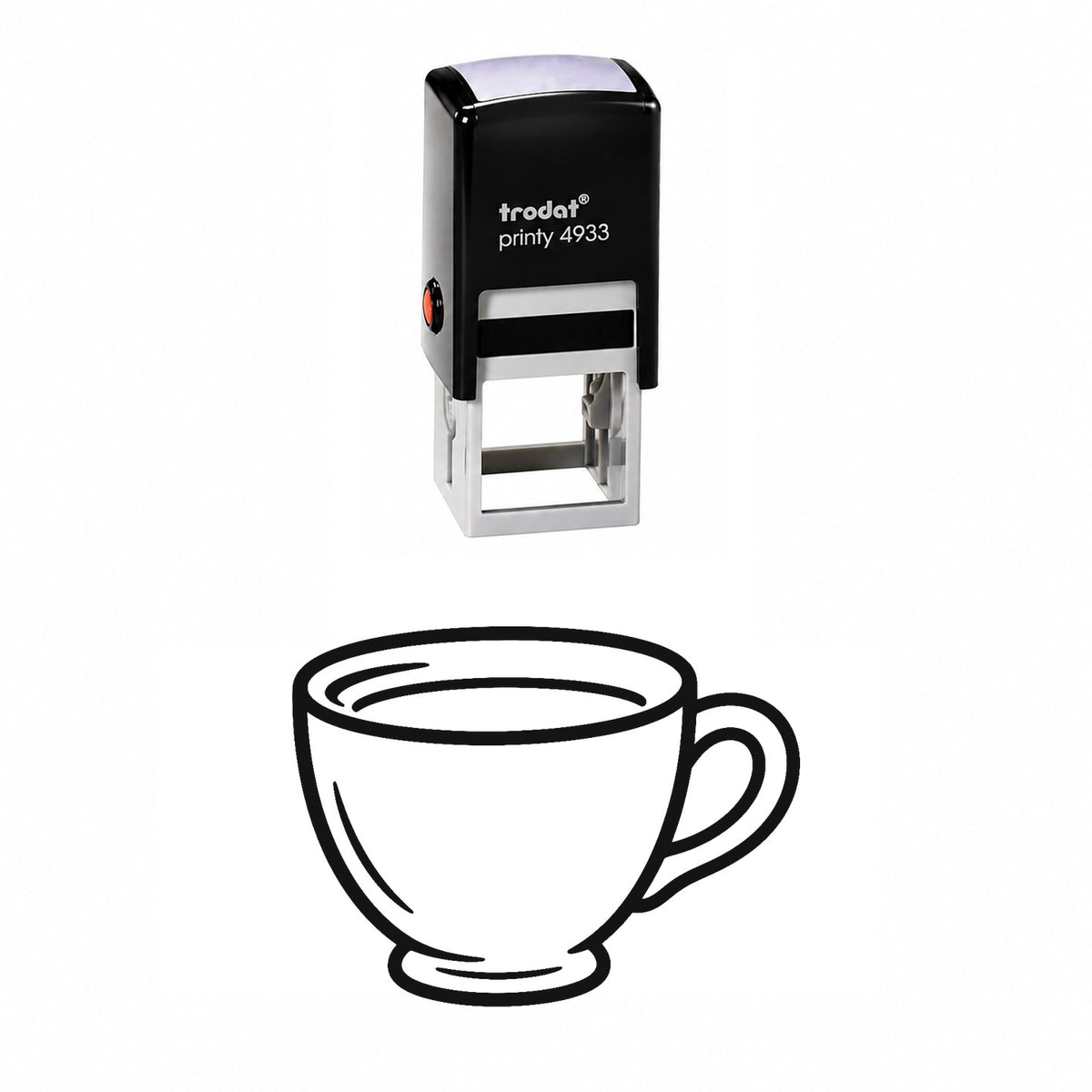 Coffee Cup Self-Inking Stamp