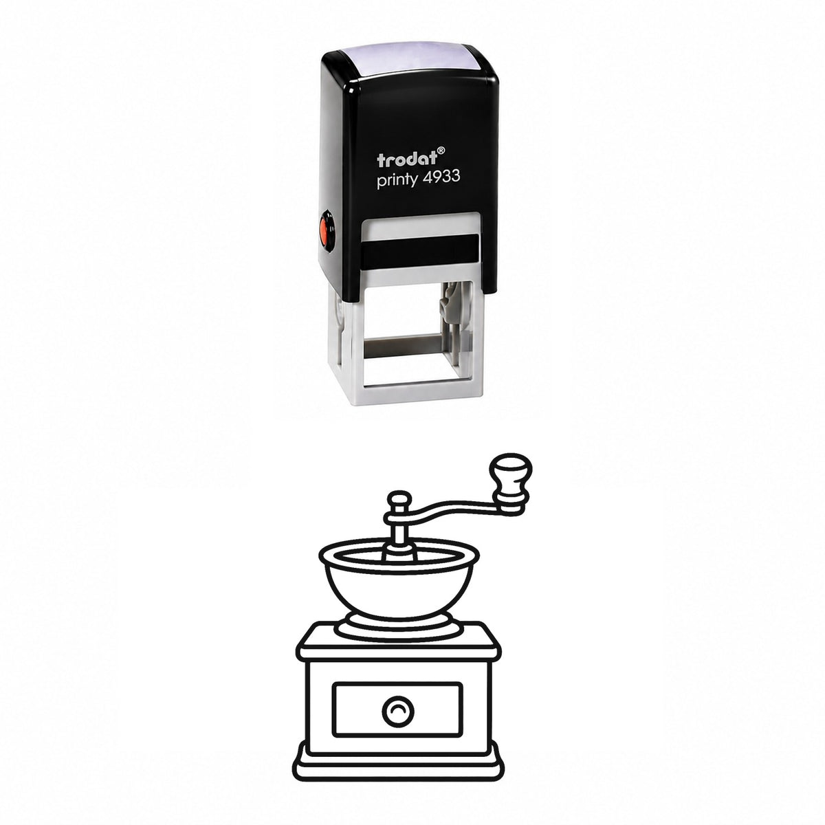Coffee Grinder Self-Inking Stamp