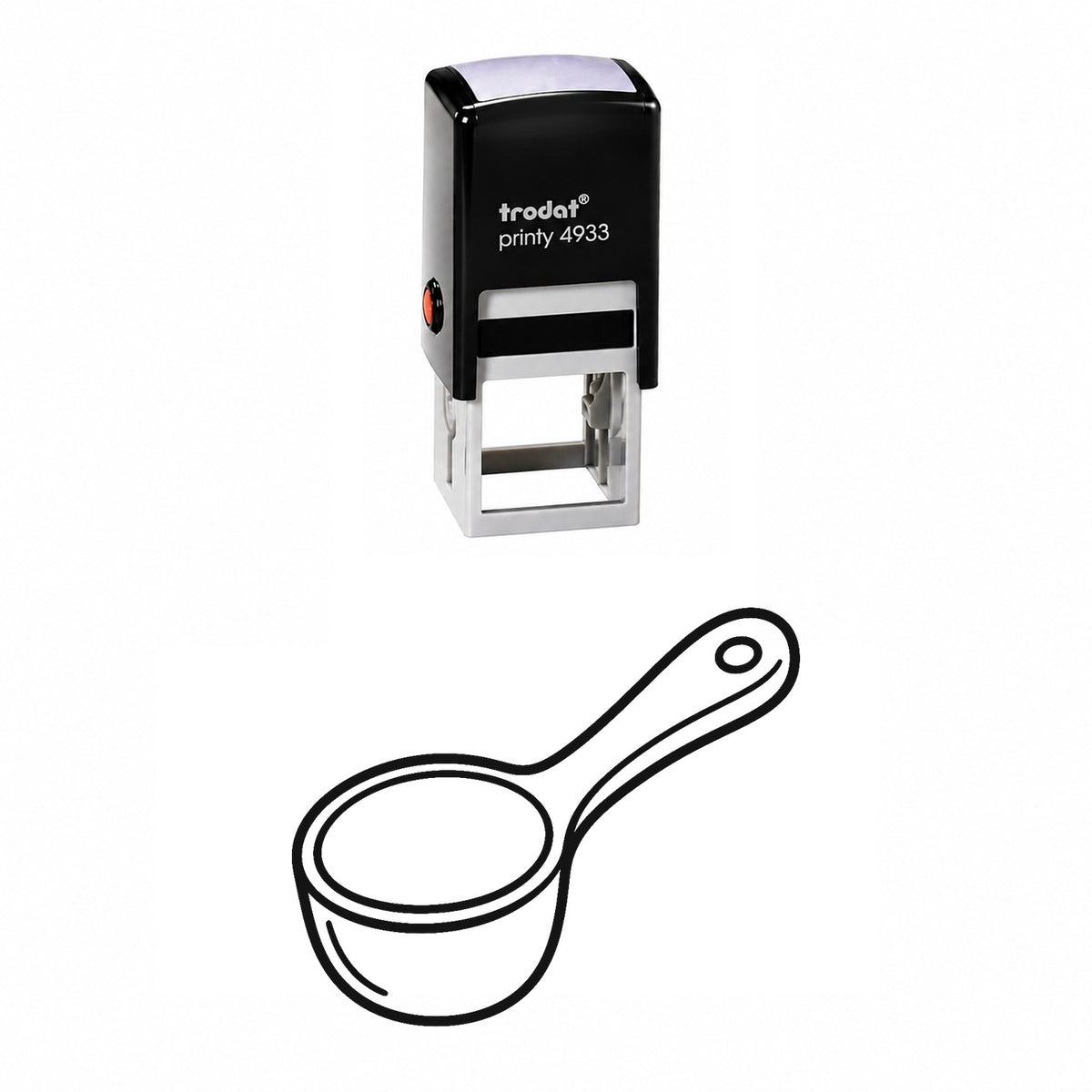Coffee Scoop Self-Inking Stamp