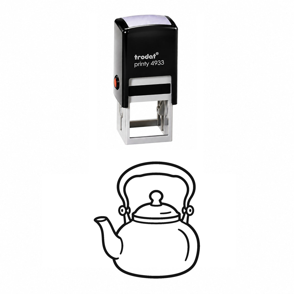 Tea Kettle Self-Inking Stamp