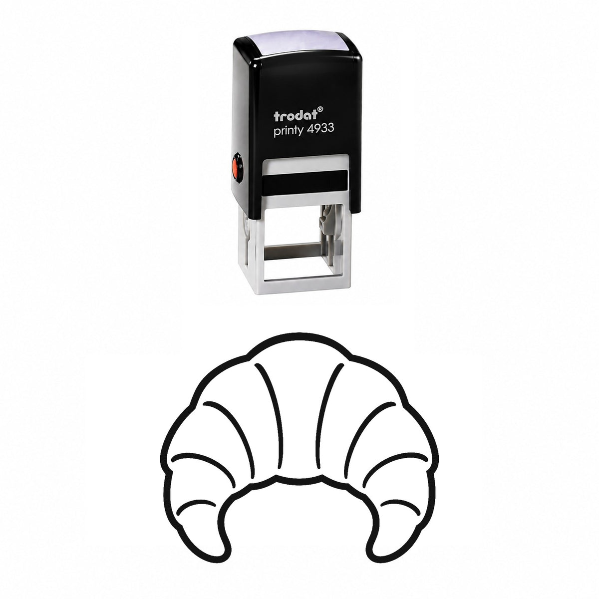 Croissant Self-Inking Stamp