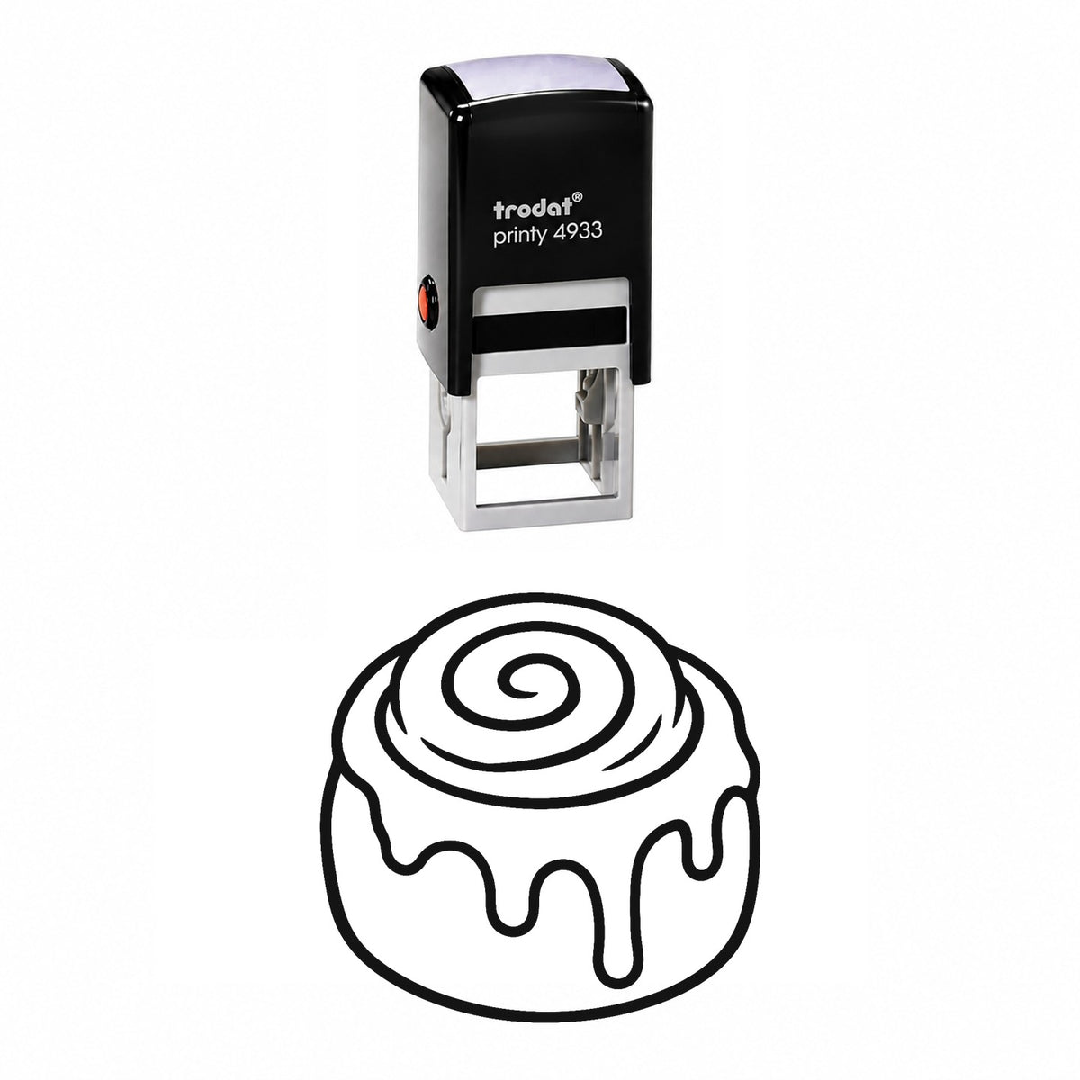 Cinnamon Roll Self-Inking Stamp