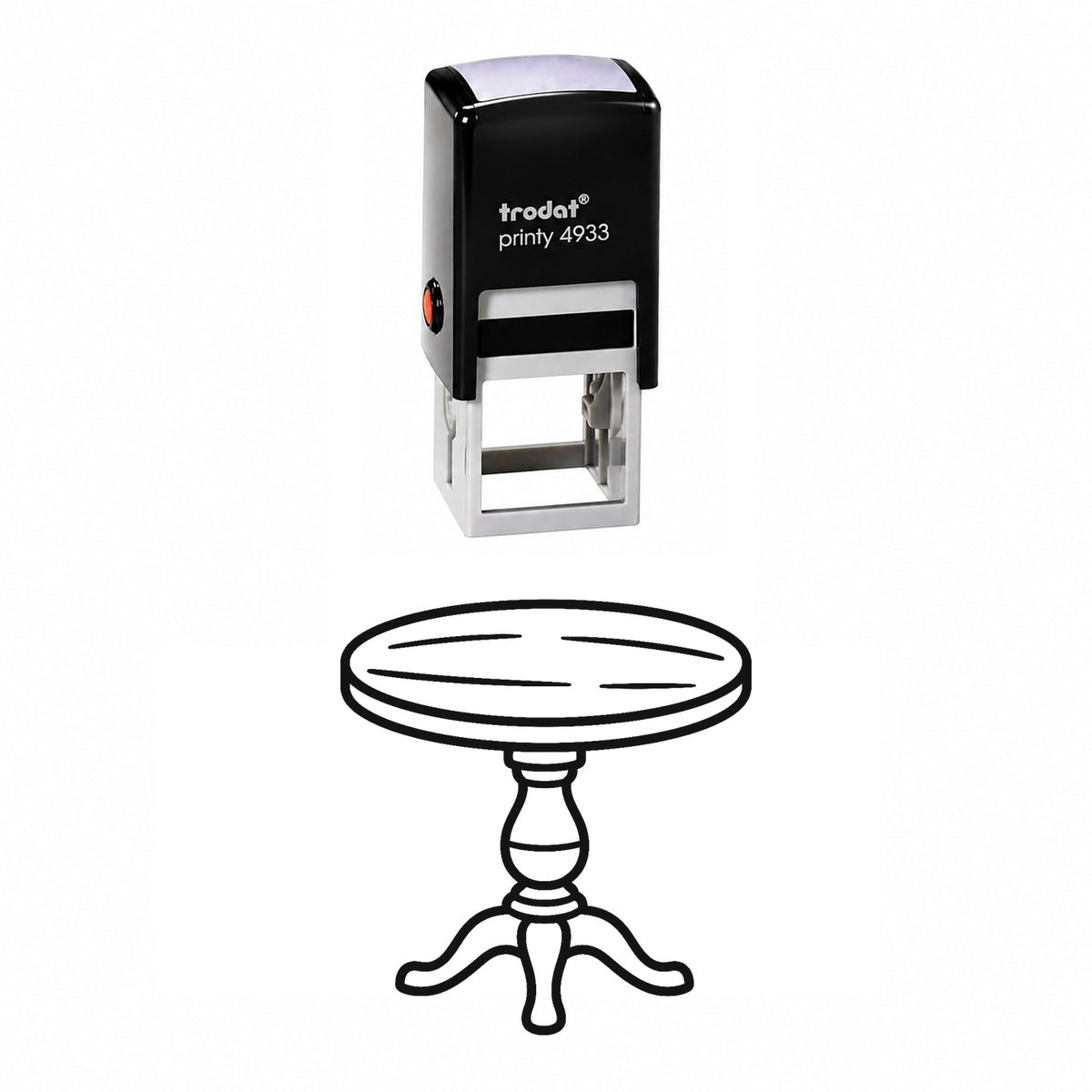 Cafe Table Self-Inking Stamp