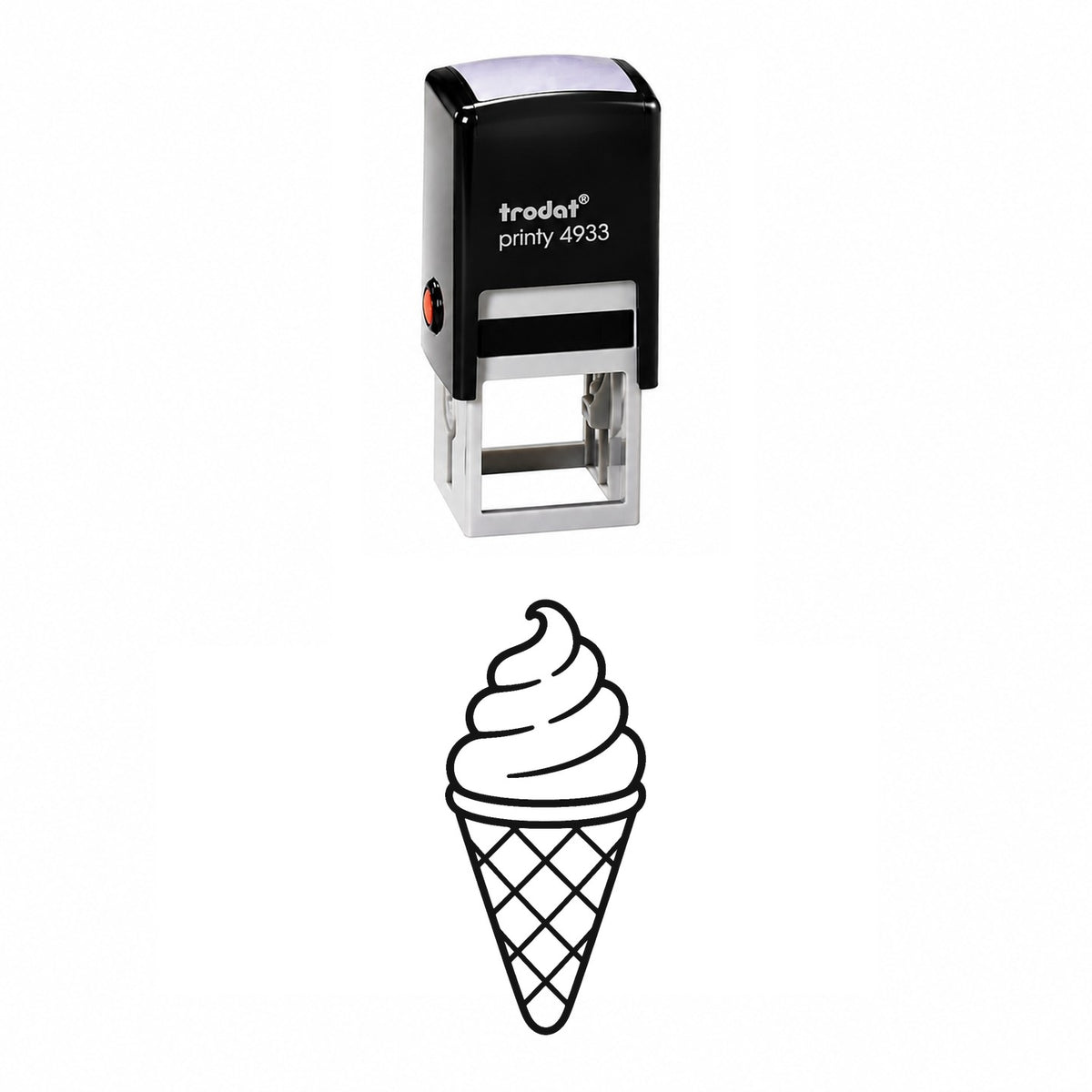 Sugar Cone Self-Inking Stamp