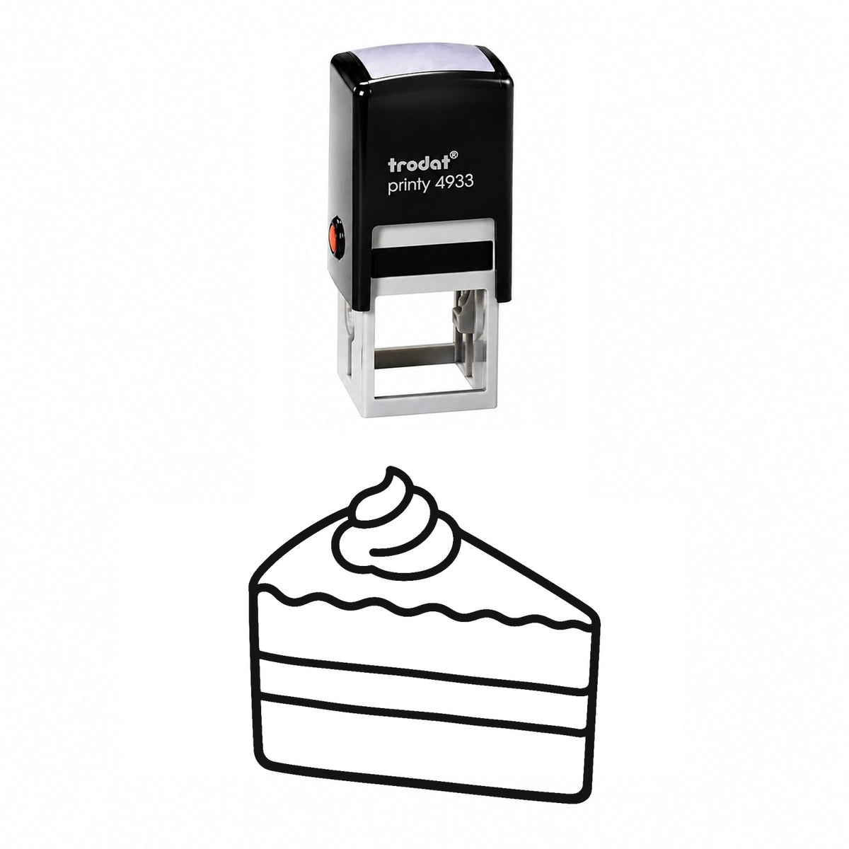 Cake Slice Self-Inking Stamp