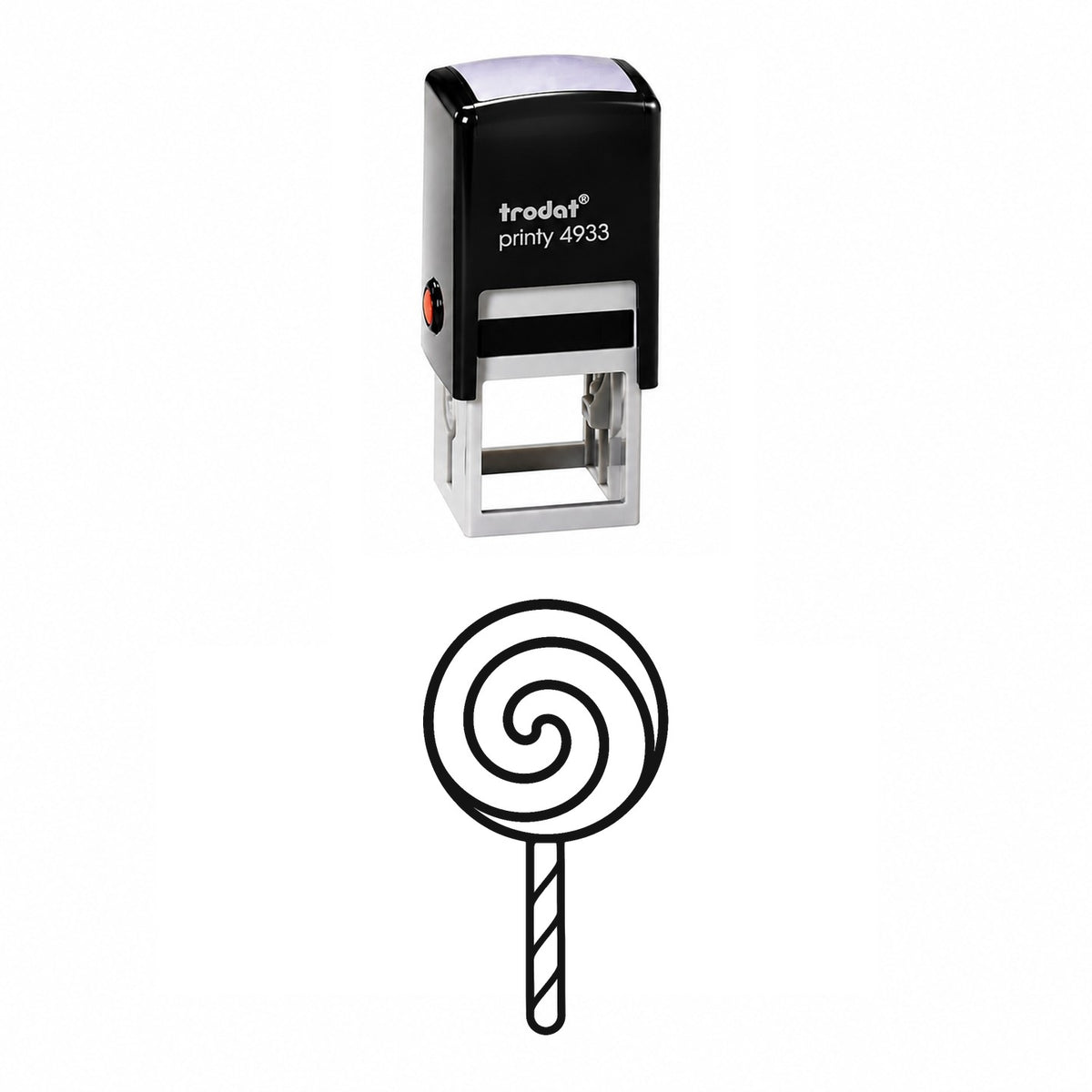 Lollipop Self-Inking Stamp
