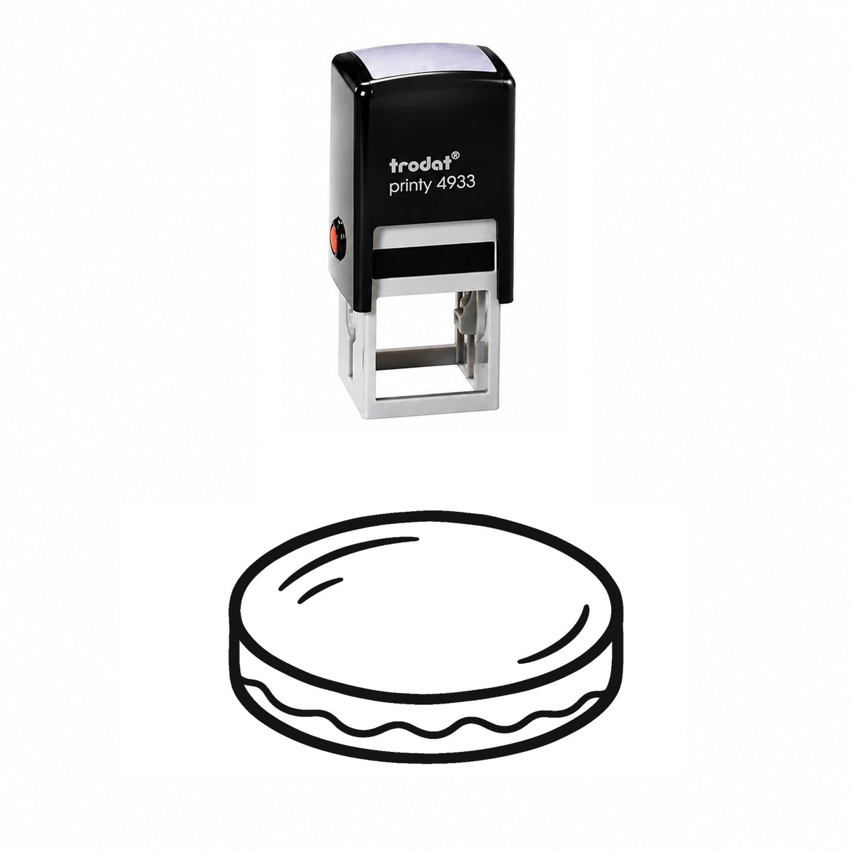 Pancake Self-Inking Stamp