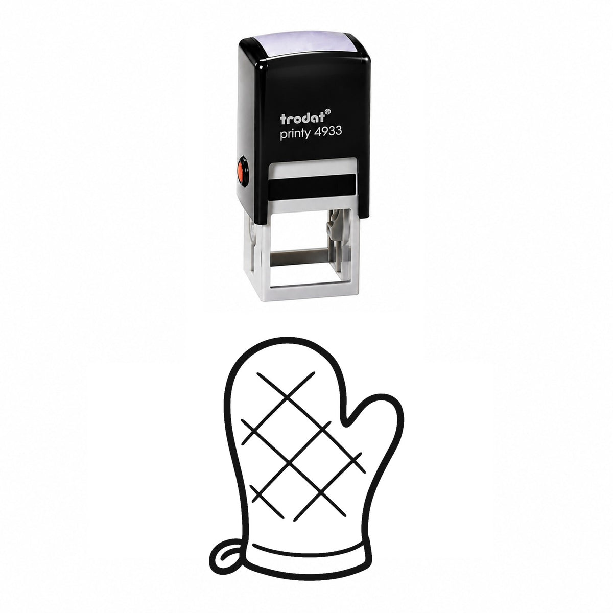 Oven Mitt Self-Inking Stamp