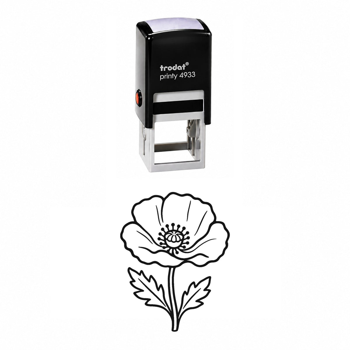 Poppy Self-Inking Stamp