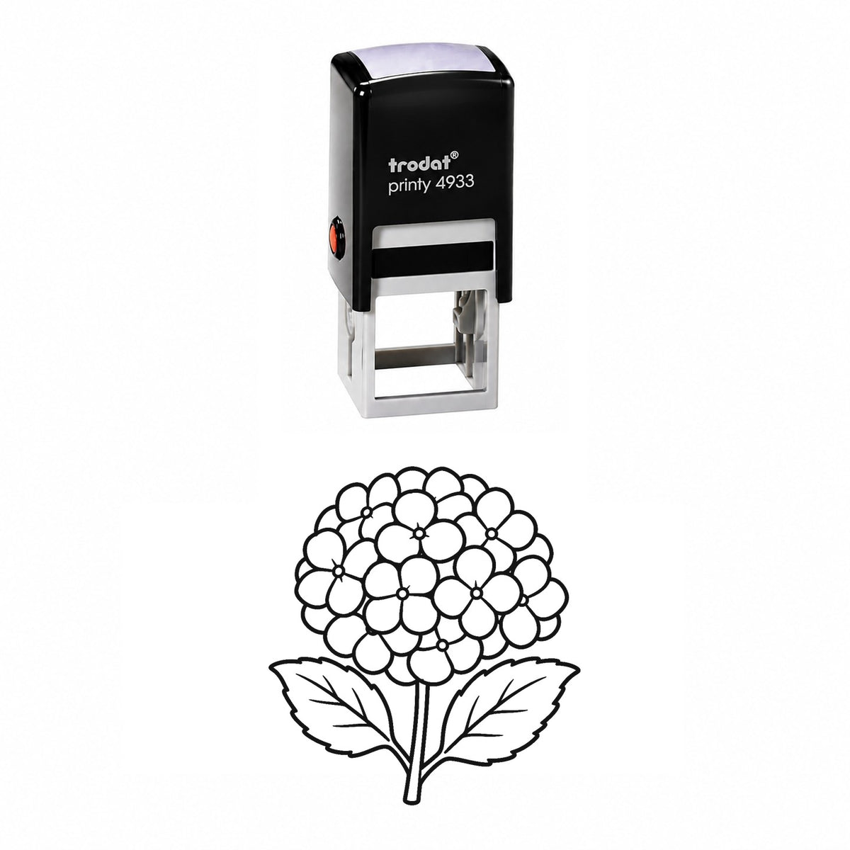 Hydrangea Self-Inking Stamp