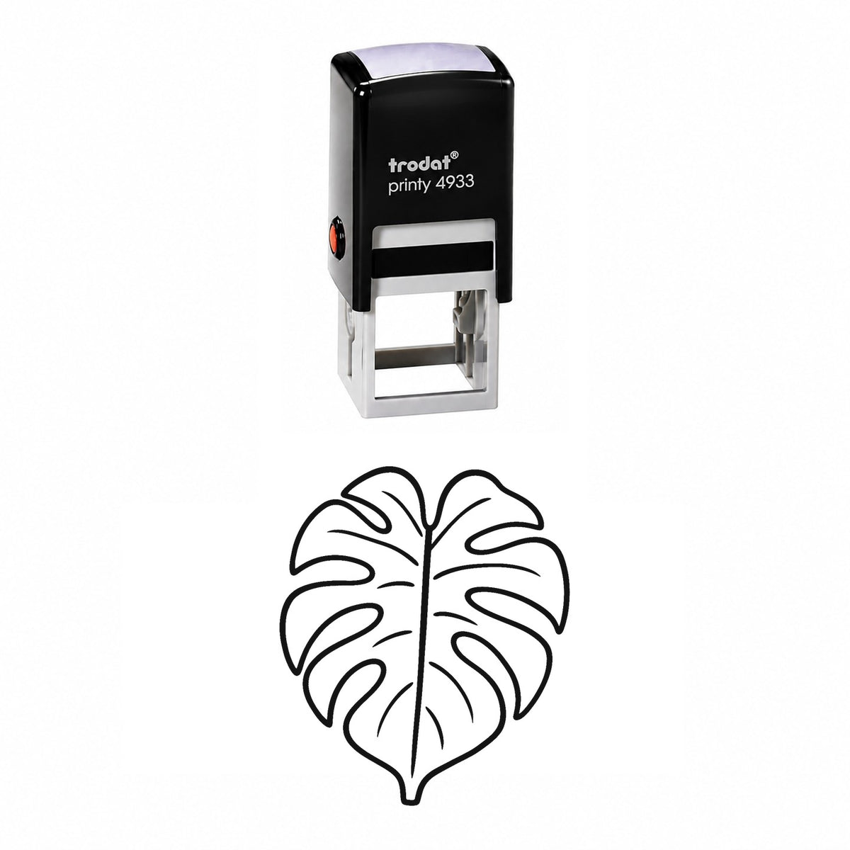 Monstera Leaf Self-Inking Stamp