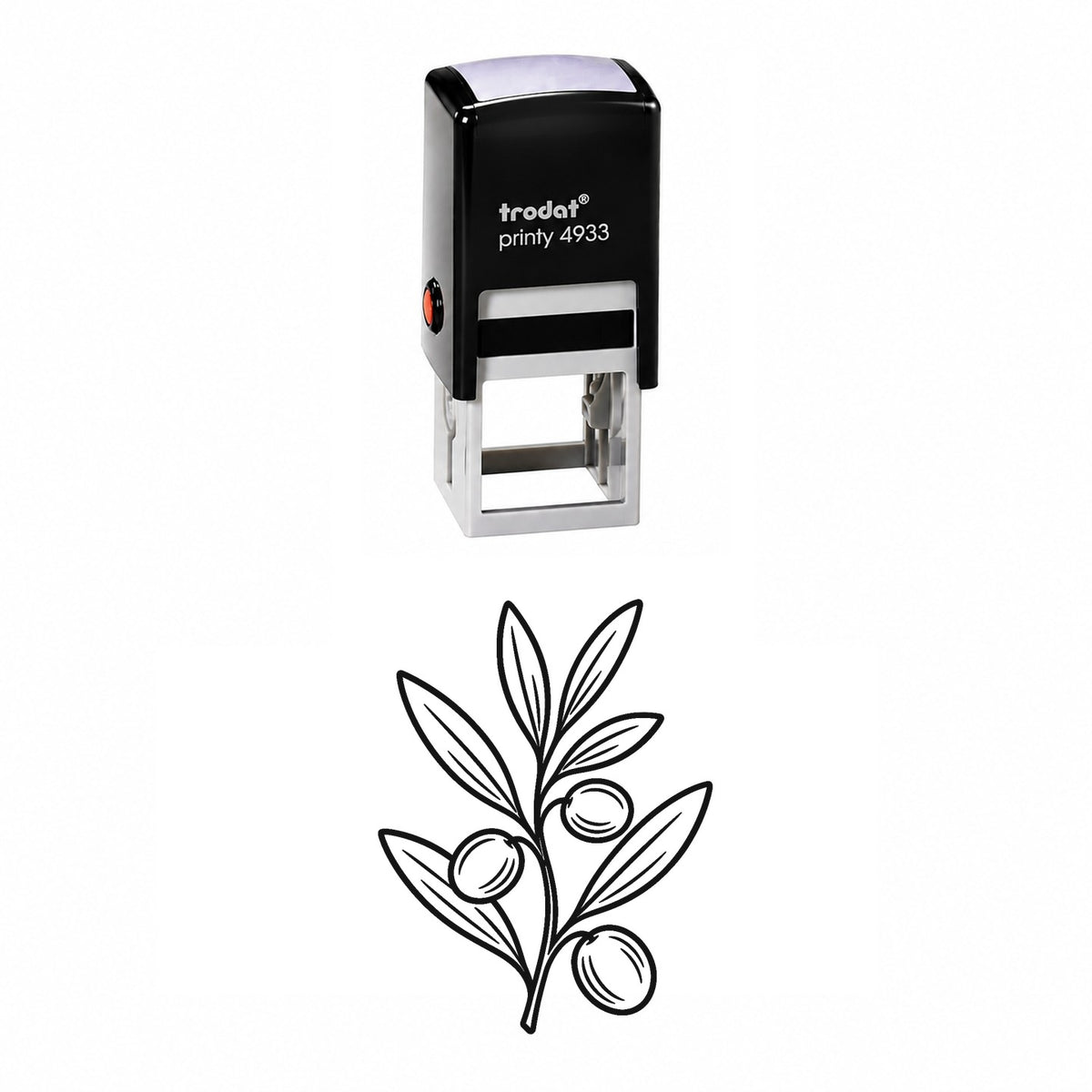Olive Branch Self-Inking Stamp