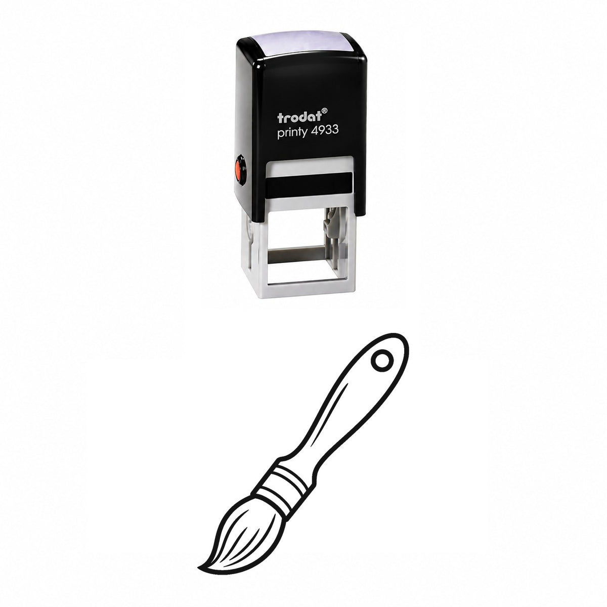 Paint Brush Self-Inking Stamp