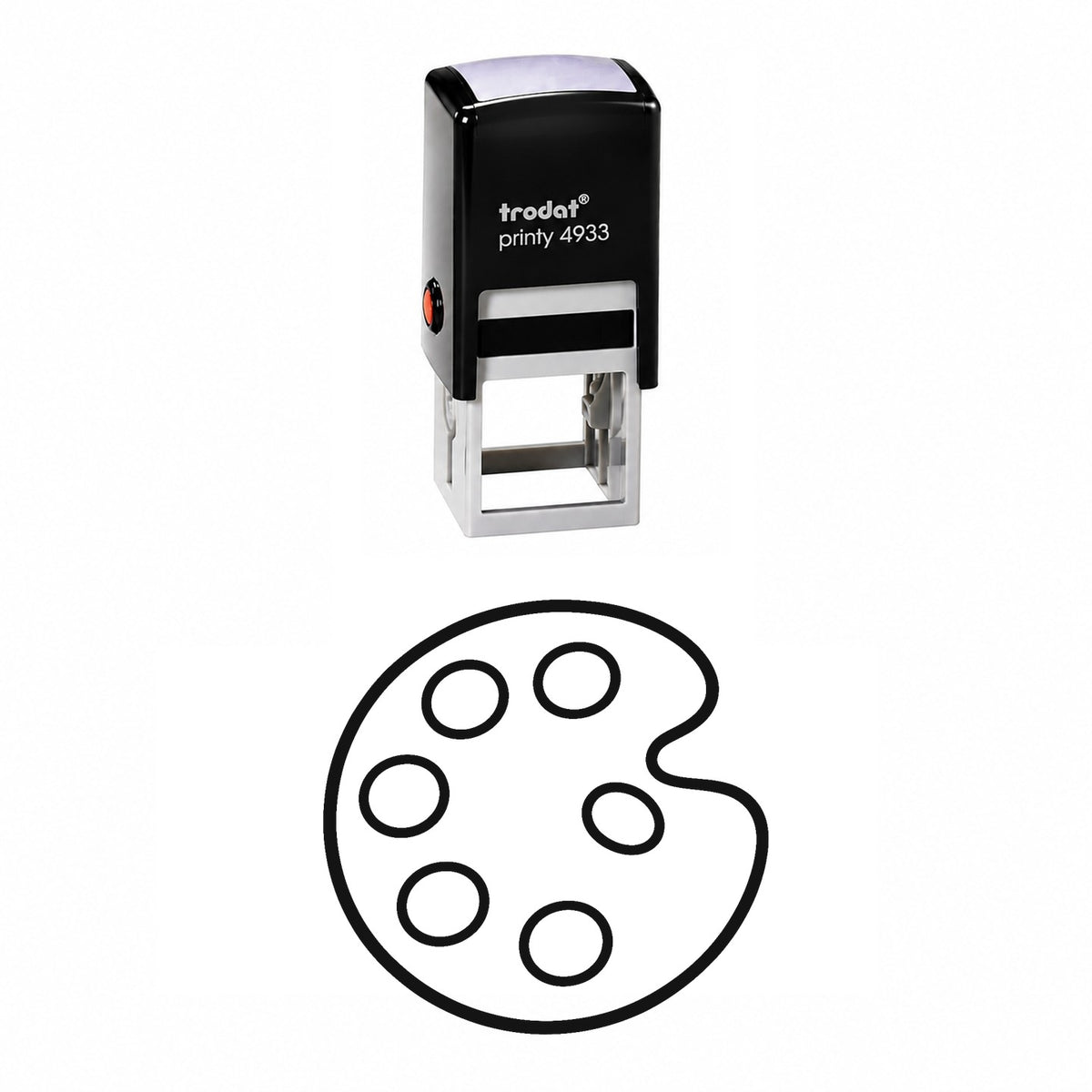 Paint Palette Self-Inking Stamp